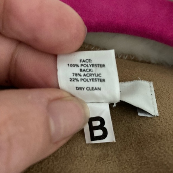 NWOT Ann Taylor Loft Faux Suede And Fur Aviator Jacket. Size Small - Picture 6 of 6